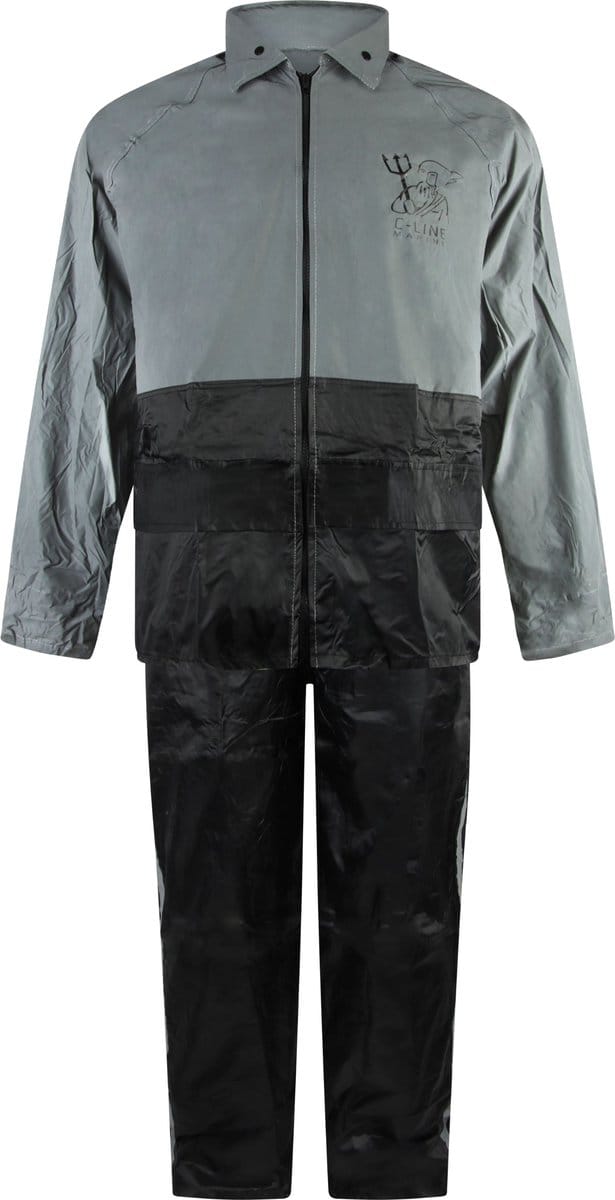 C-Line Regenpak met Capuchon - Reflecterende Jas - Nieuw Model - Volwassen maat S
