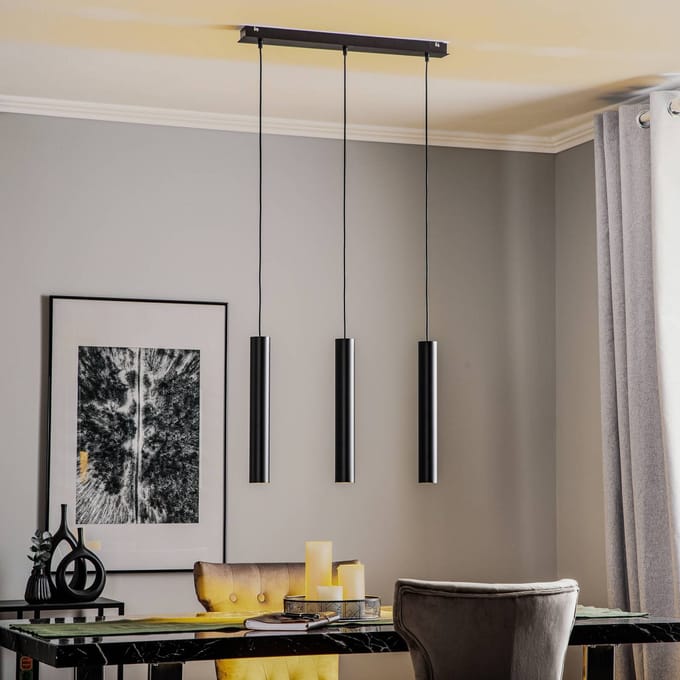 Nowodvorski Lighting Hanglamp Eye, zwart, 3-lamps