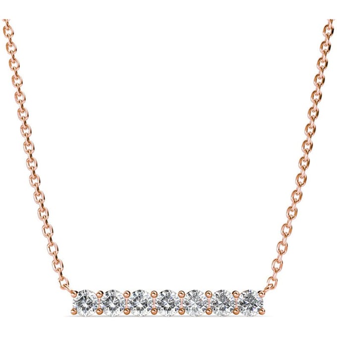 Myriad Birthe Stone-hangers - roségoud en kristal
