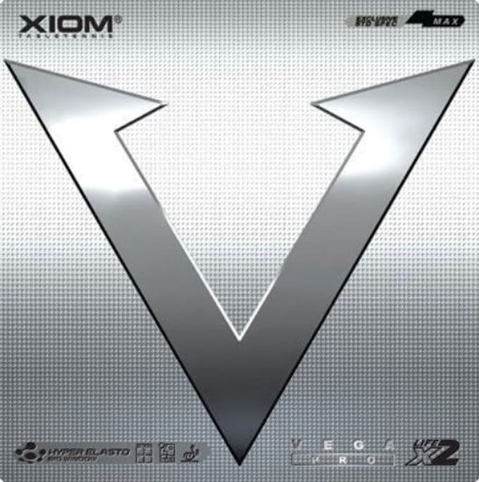 Xiom Vega Pro - Rood - 1.8 - Tafeltennis Rubbers