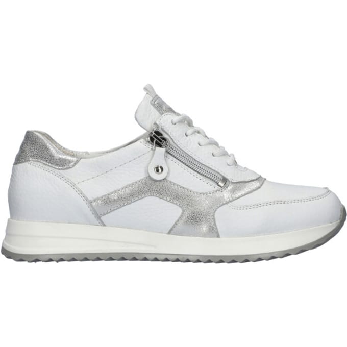 Dames Veterschoenen Waldlaufer 752002-201-663 H-vicky Wit - Maat 5½