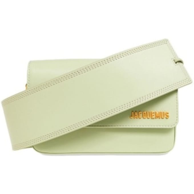 Jacquemus Le Carinu lichtgroene tas