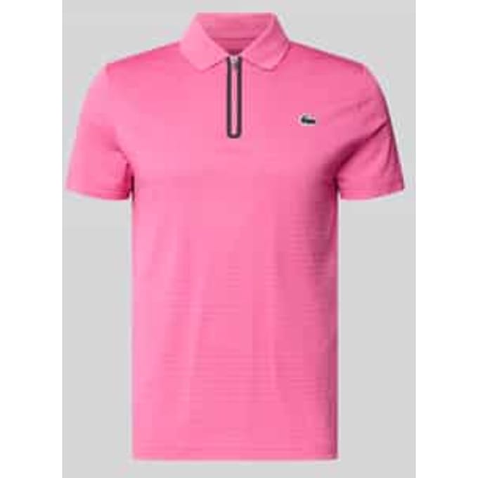 slim fit poloshirt van sneldrogend materiaal