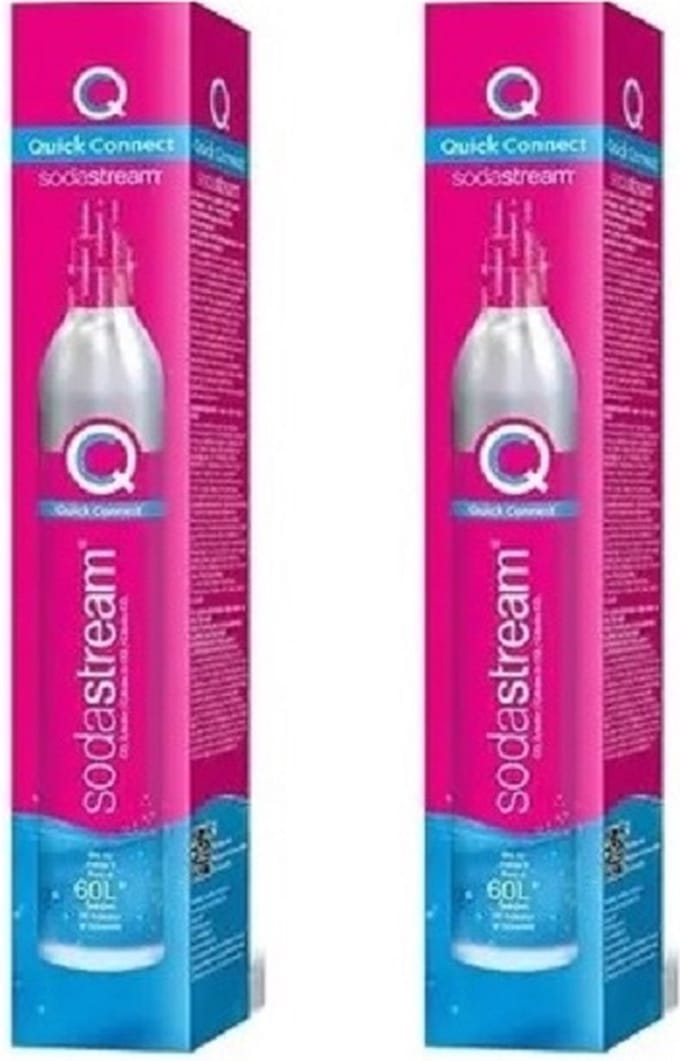 SodaStream Quick connect CO2 Roze cilinder - voordeelpakket 2 stuks