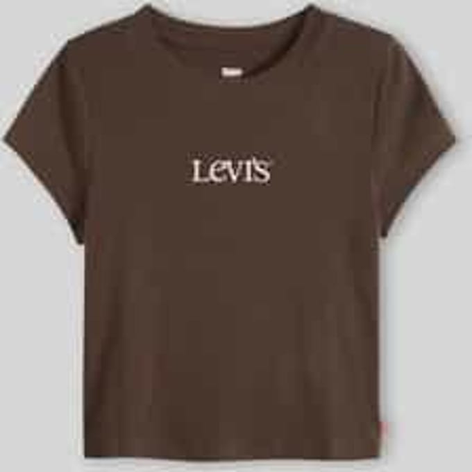 Levis LEVI'S Essential Baby T-Shirt - Bruin- Dames, Bruin M