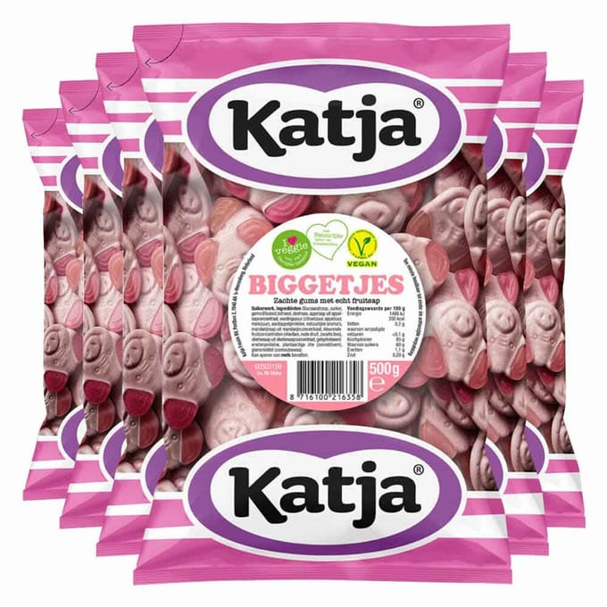 Katja Biggetjes - 6 x 500 gr - Voordeelverpakking