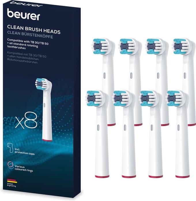 Beurer opzetbostels - compatibel met Oral-B*- 8 Stuks