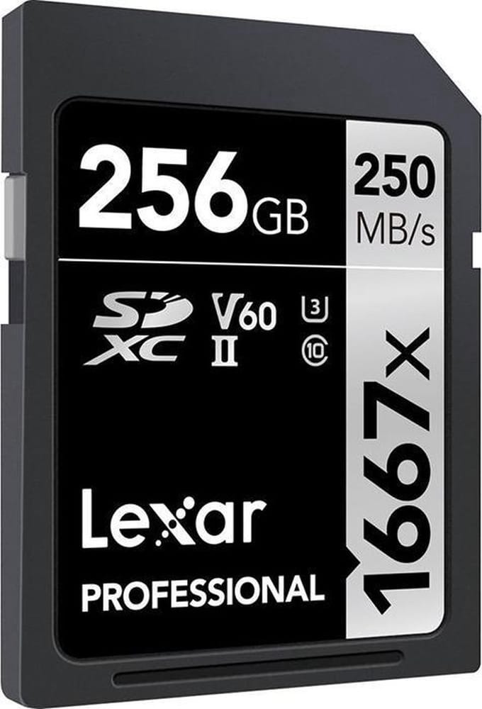Lexar Professional SILVER 1667x - 250MB/s - 256GB
