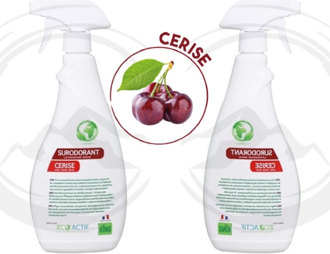 2X Sterke kersenluchtverfrissers Ecologisch 750ml