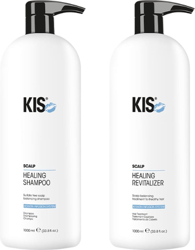 Kis Kerascalp Healing duo shampoo en treatment 1L | Extra voordelig