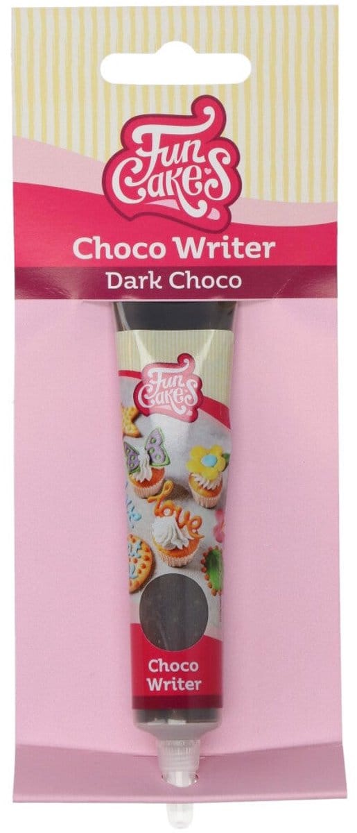 FunCakes Choco Writer - Pure Choco - 25g - Food Pen voor Taartdecoratie
