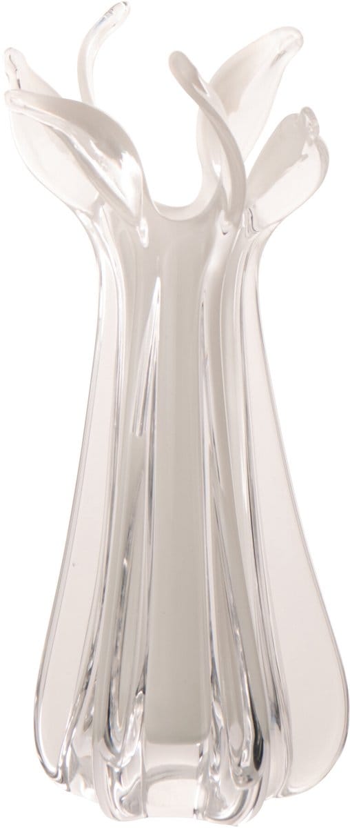 J-Line vaas Serena - glas - wit