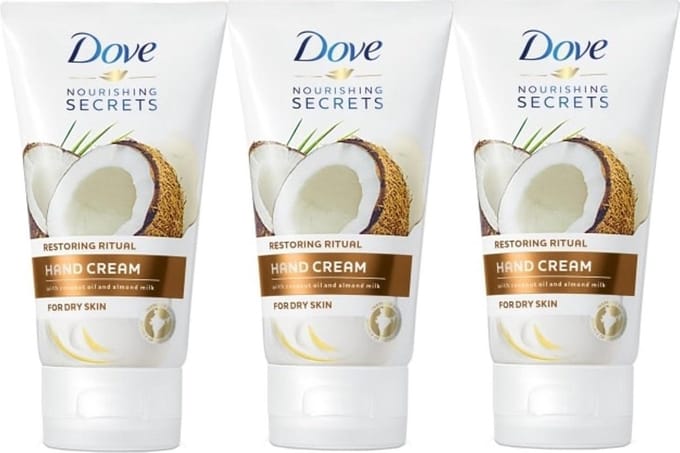 Dove - Handcrème - Restoring Care - 75ml x 3
