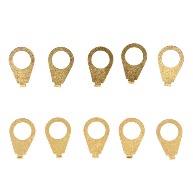 10 STUKS Gitaarknoppen Pointer Indicator Plaat IJzeren Gitaar Potentiometer Indicator Afstandhouder Goud goud