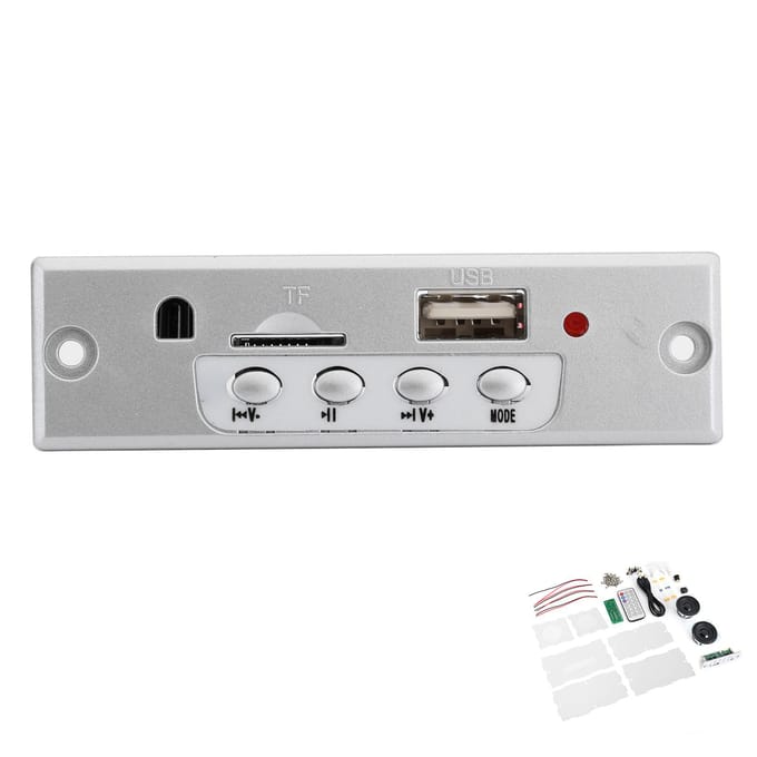 Doe-het-zelf Bluetooth Luidspreker Box Kit Kleine Spraakbesturing Licht Elektronische Geluidsversterker Set