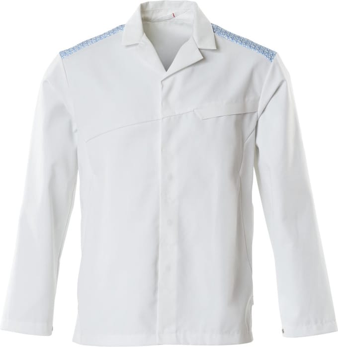Mascot Food & Care Jas 20254-442 - wit/helder blauw - 4XL