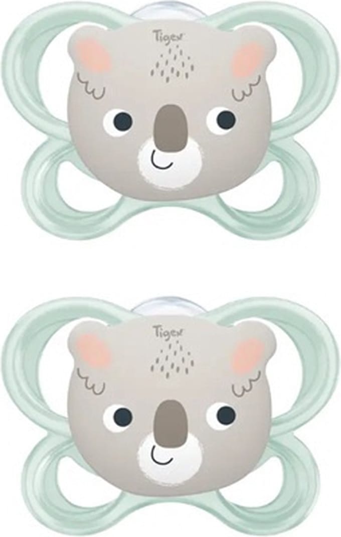 Tigex | 2 Mini Fopspenen | 0-6 m | 0-6 maanden