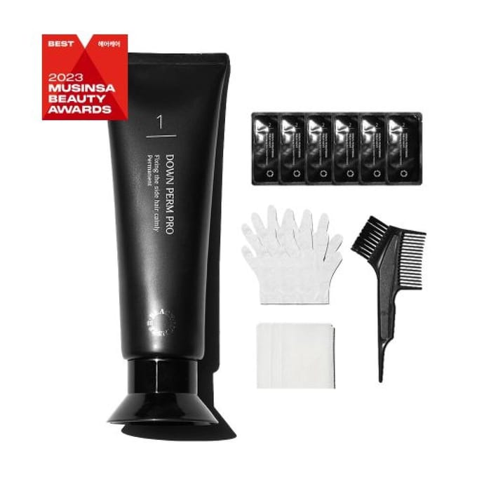 Blackmonster Zelf Krullend Haar Perm Kit 120ml DOWN PUMP PRO KIT black