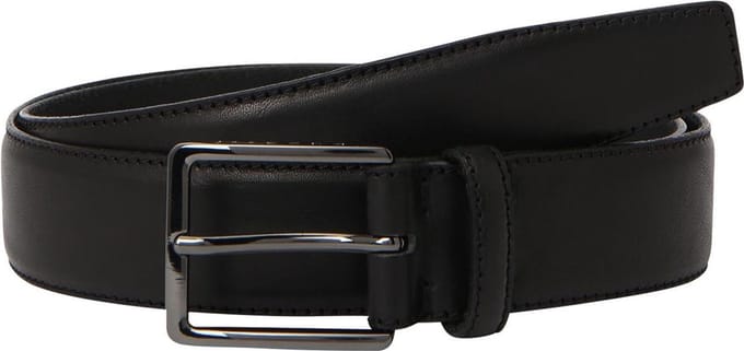 bugatti Leren Riem Men´s Cow Leather Belt 3.5 W85 Black Zwart