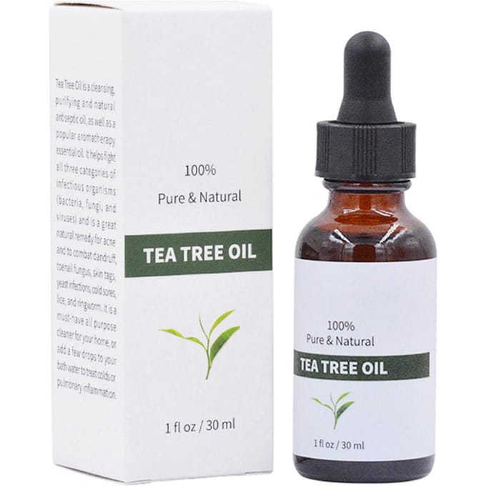 Huile essentielle d'arbre à thé 30 ml, hydratante, resserrant les pores. white