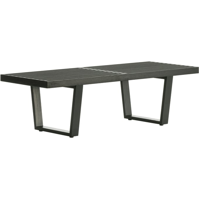 Vitra Nelson Bench - essen zwart - kort (122 cm)