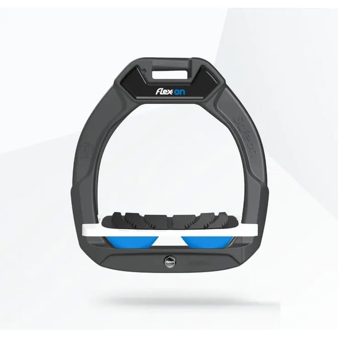 Veiligheidsstijgbeugels kind Incliné Grip Antraciet/Wit/Blauw Flex-On Safe-On