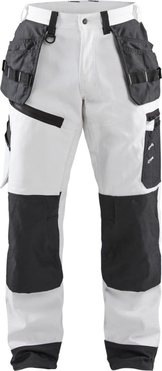 Blaklader Werkbroek X1500 1510-1210 - Wit/Donkergrijs - C56