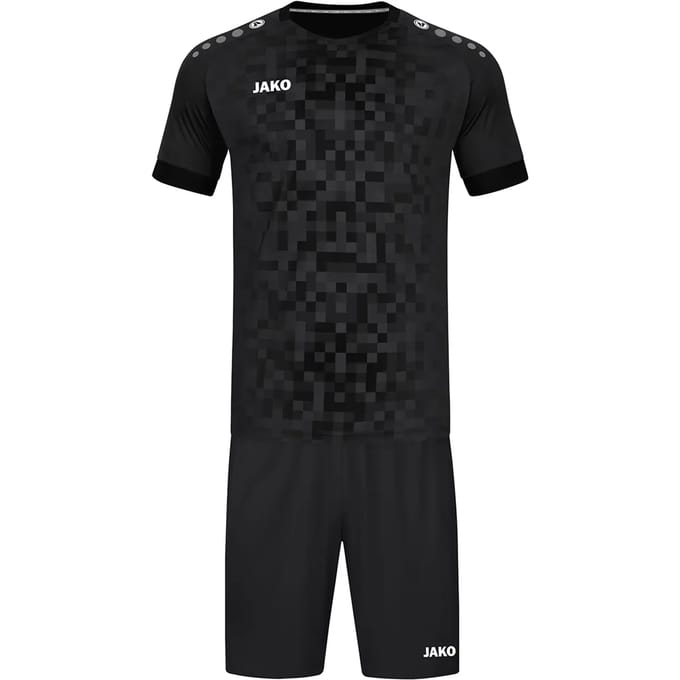 Jako Pixel Shirt Korte Mouw Heren - Zwart | Maat: M