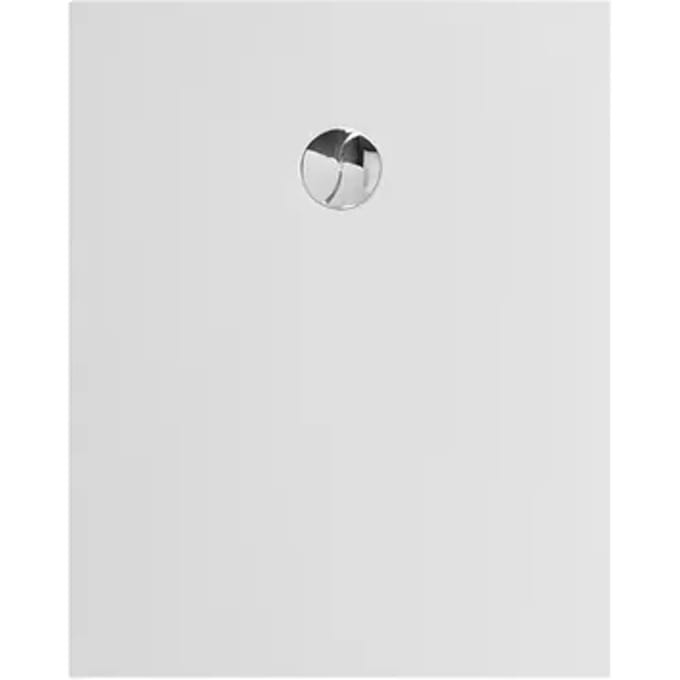 Allibert - Douchebak - Karbon 100 X 80 Cm - Polybeton - Wit