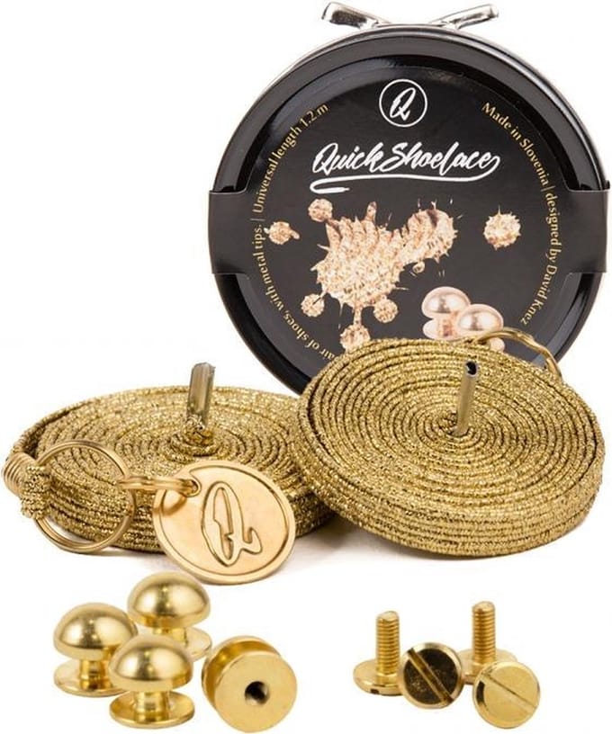 Quickshoelaces - prestige goud