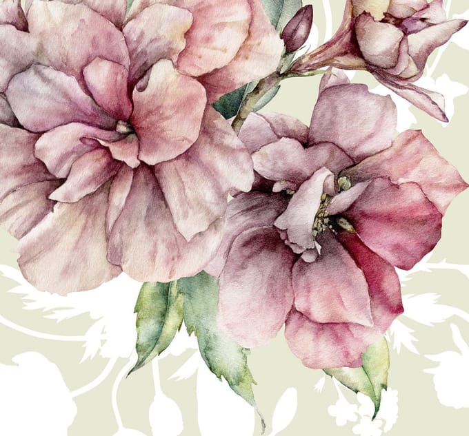 Fotobehang La Flor - Meerkleurig - 2,80m X 300cm