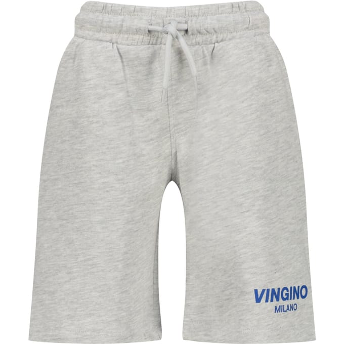 Vingino Boys Basic-short Short Fearless Grey Melee Taglia: 2 | Pantaloni Outlet | kids | Grigio