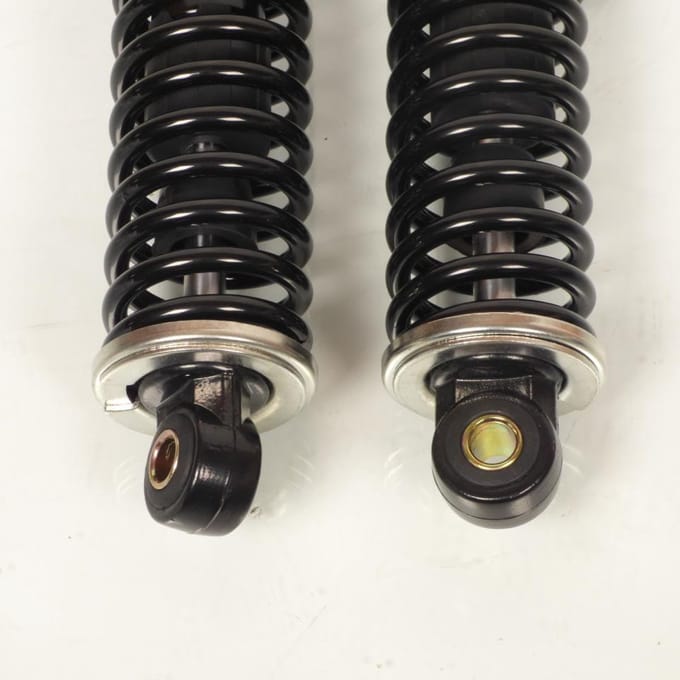 Schokdemper achter RSM voor Bromfiets Peugeot 50 103 zwart / 320mm verstelbaar Nieuw