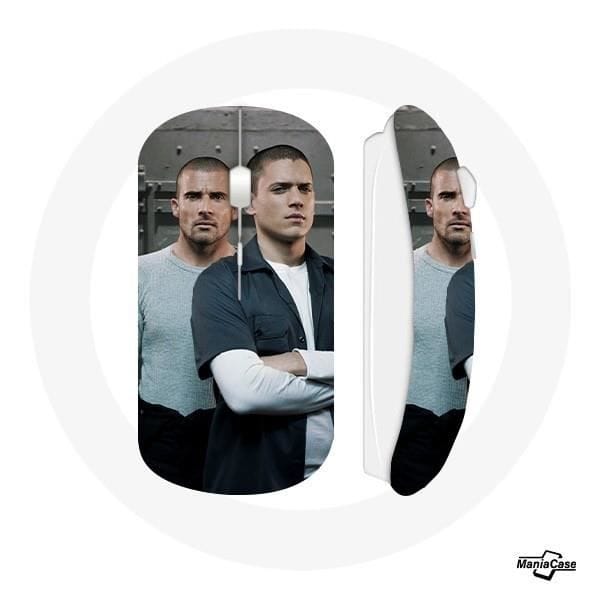 Souris sans fil - Prison Break - Michael Scofield - Lincoln Burrows - Clé USB wifi - Compatible Mac et PC
