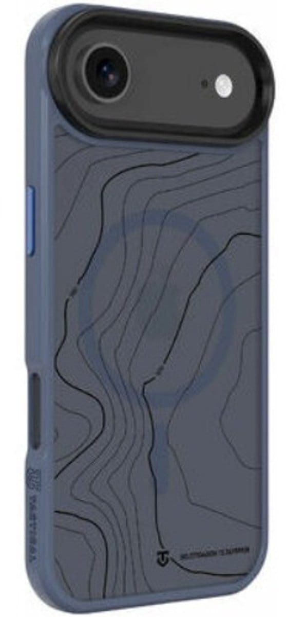 Tactical iPhone Air MagForce Hyperstealth Sika Cover – Hoesje met Losse Klikbare Knoppen – Deep Blue