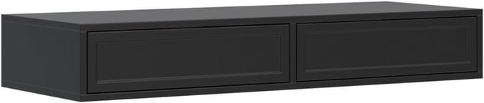 Selsey VELVETO – Kaptafel met lades, zwart, 110 cm