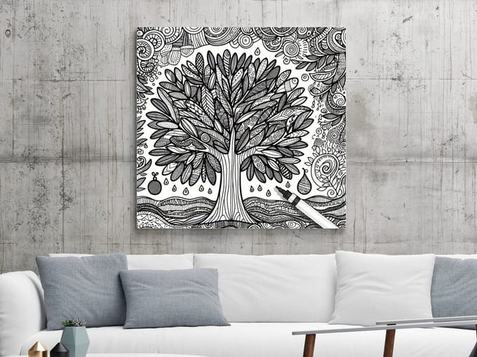 Kunstprint | Wanddecoratie | Forex | 75 × 75 cm