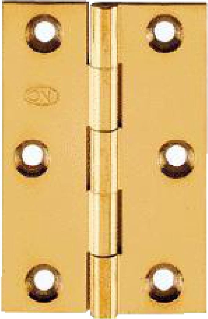 DX Messing Deurscharnier 612 - 60 x 50 mm