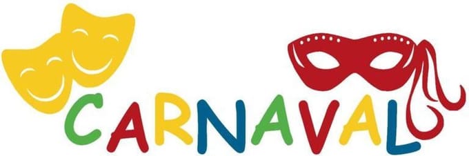 Raamsticker Carnaval silhouet masker herbruikbaar | Rosami