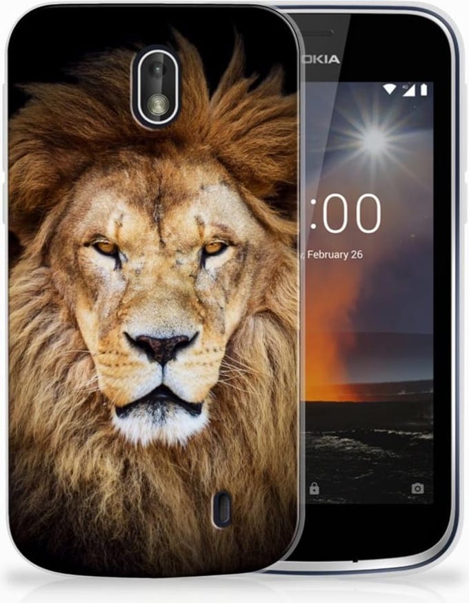 Nokia 1 TPU Hoesje Leeuw