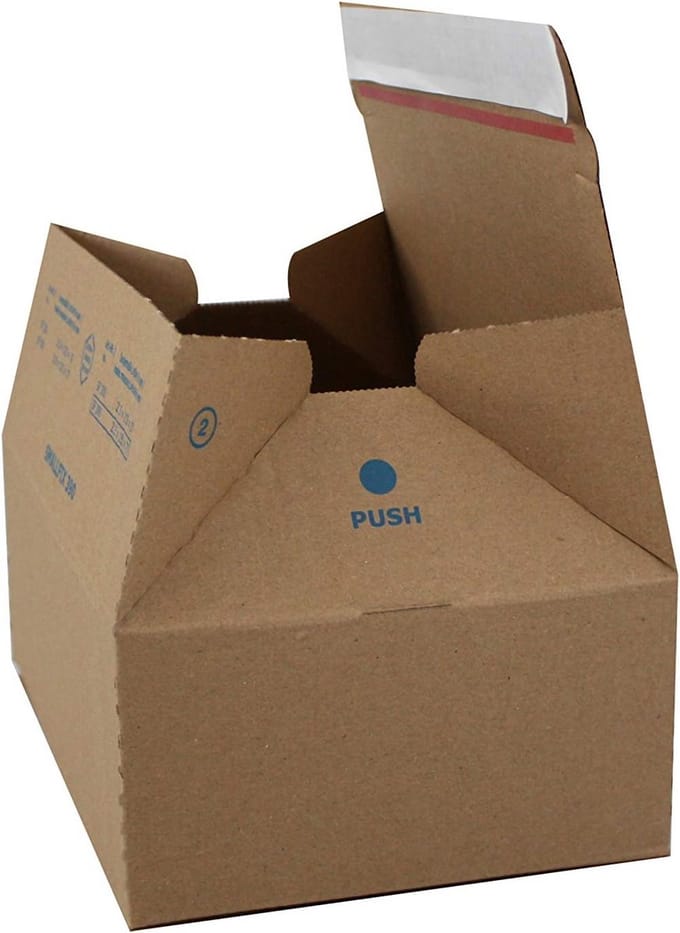 Verzenddozen van sterk karton - 25 stuks - Compact formaat