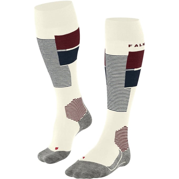 FALKE SK4 Advanced warm dun Wol Functioneel Materiaal skisokken dames wit - maat 41-42