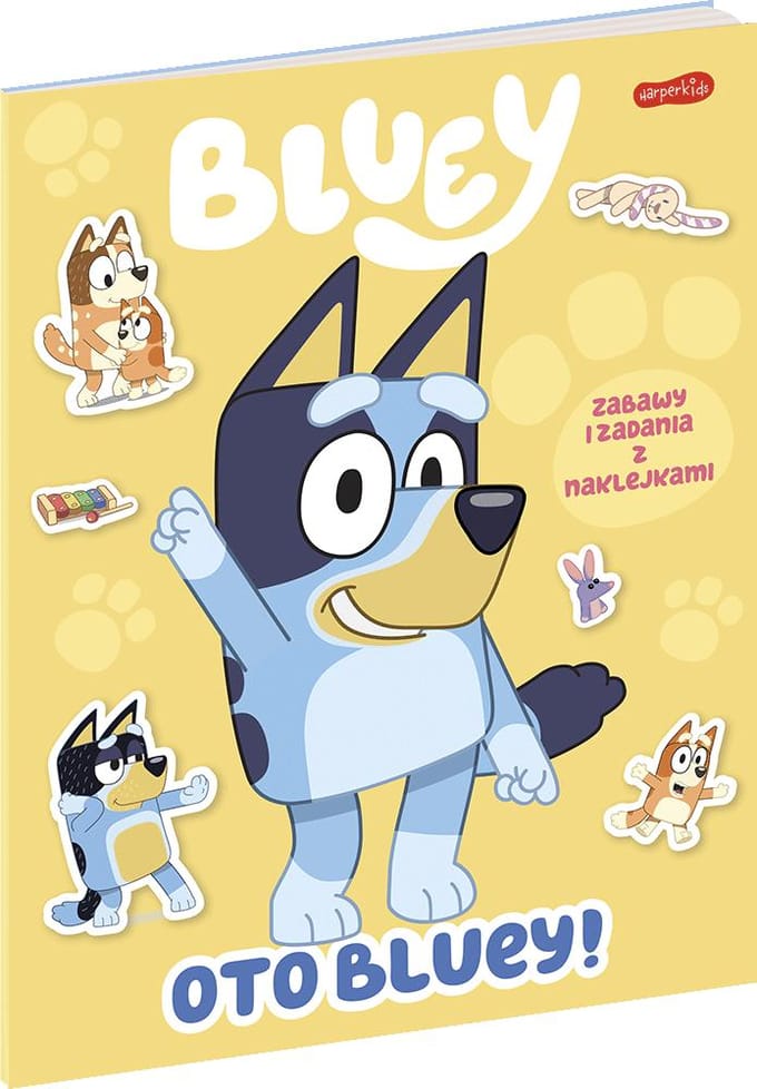 Voici Bluey ! Jeux Et Activités Avec Autocollants