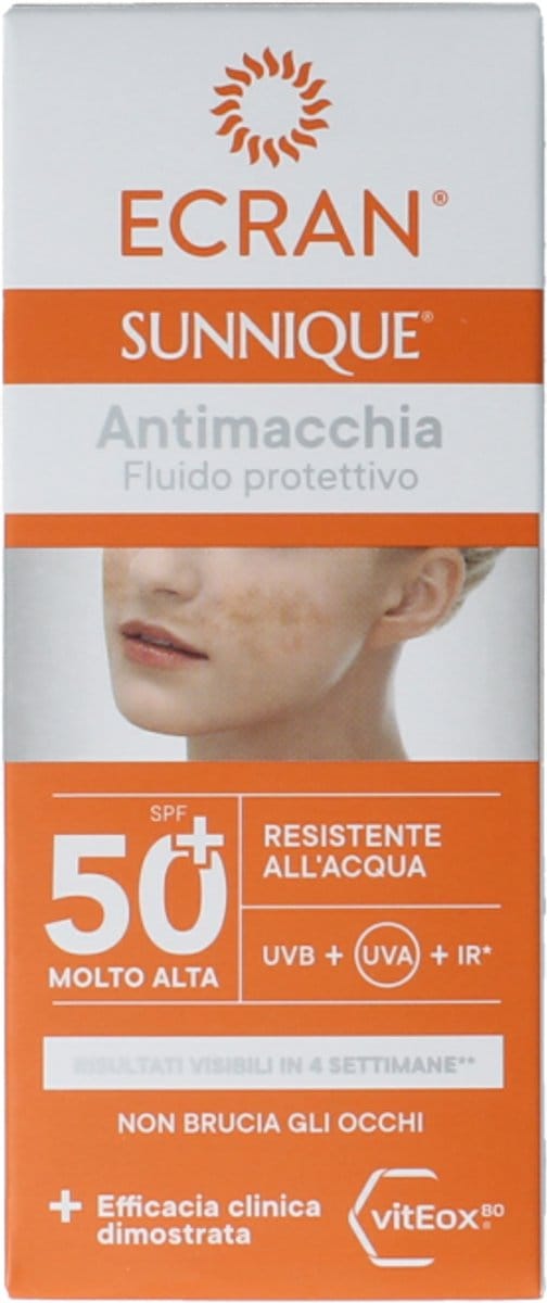 Ecran Sunique facial anti vlekken SPF50 50 Milliliter