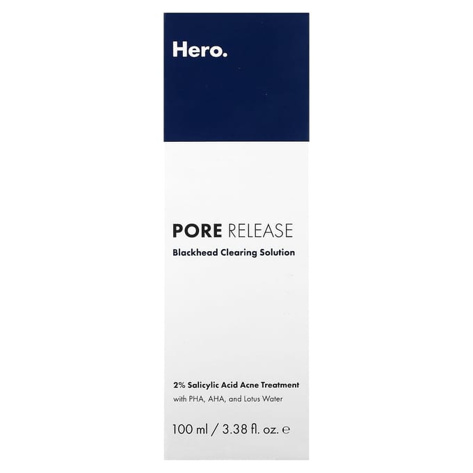 Hero Cosmetics, Pore Release, oplossing voor het verwijderen van mee-eters, 100 ml (100 ml) gray