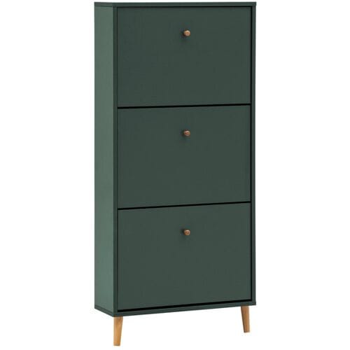 SCHILDMEYER Schoenenkast Bjarne (3 vakken, bos groen)