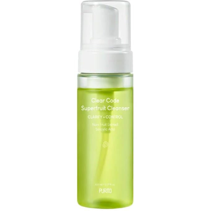 Purito, Clear Code Super Fruit Cleanser, 5.07 fl oz (150 ml) white