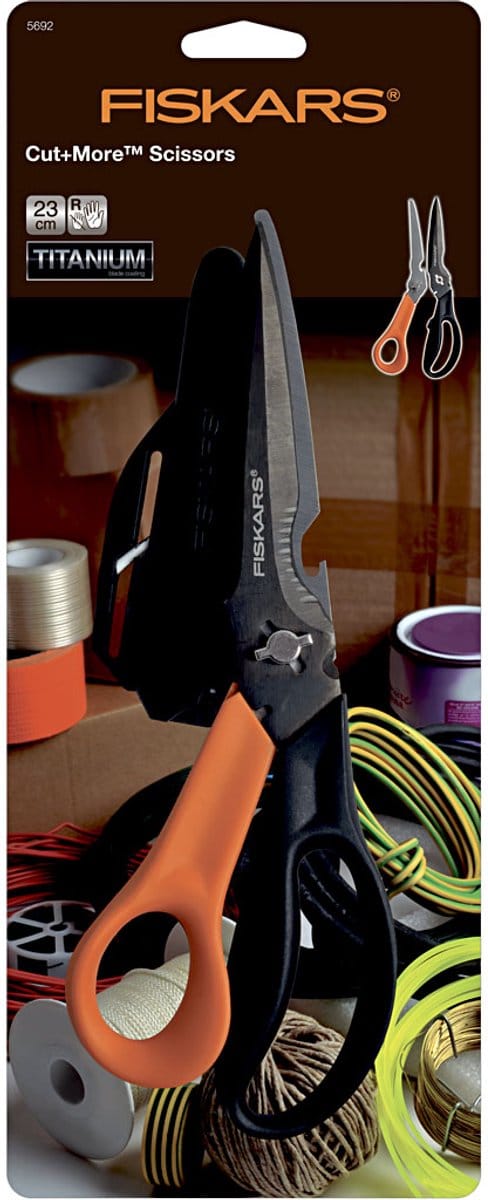 Fiskars Multifunctionele Schaar, L: 23 cm, 1 stuk