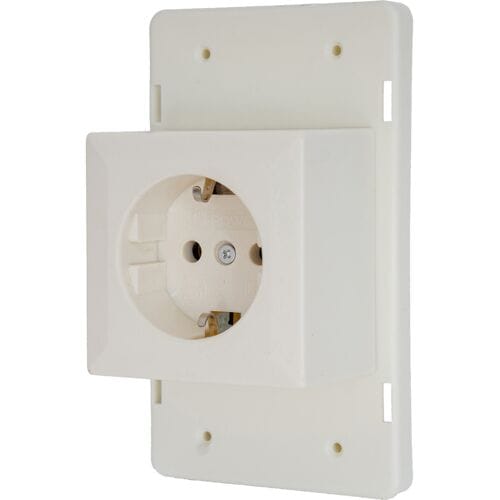Power Deksel contactdoos 1-voudig