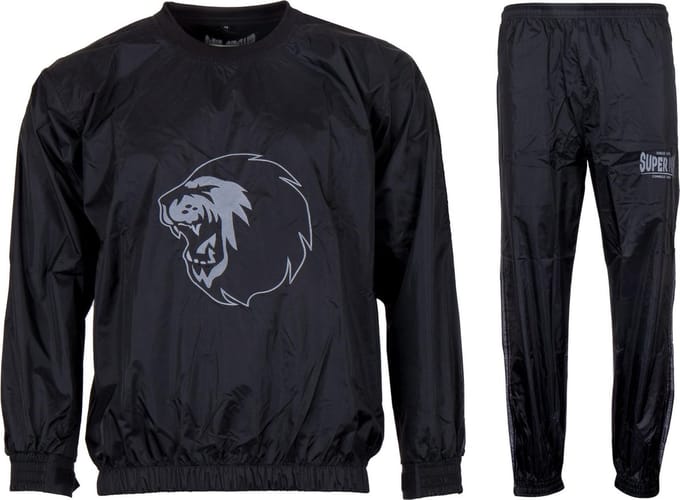 Super Pro Combat Gear Zweetpak/ Sweat Suit Zwart/Wit Medium